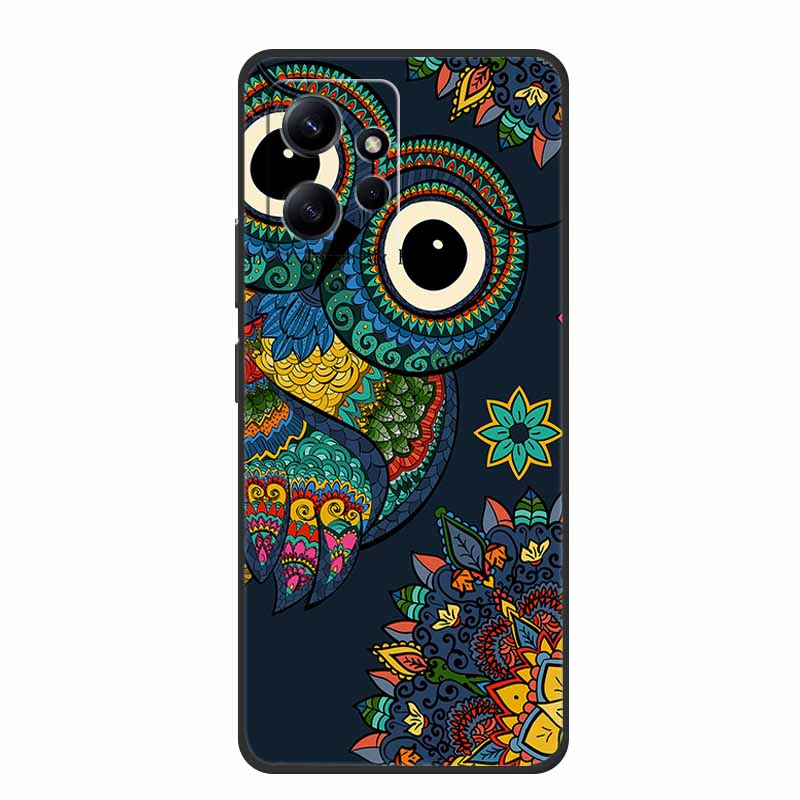 Für Xiaomi Redmi Note 12 4G Hülle Tiere Weiches Silikon TPU Handyhüllen Rückseite für Redmi Note12 4G Mode 23021RAA2Y Fundas