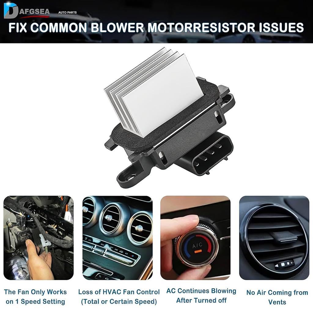 Gebläsemotorwiderstand für 2010-2017 Ford Expedition | 2010-2014 Ford F-150 | 2011-2017 Lincoln Navigator, Ersatz für automatische Temperaturregelung