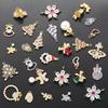 Exquisite And Sweet Christmas Element Pendant Diy Santa Claus Gift Bag Snowflake Bell Pendant Vd1383-1397