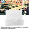Three Layer Folding Storage Box Multipurpose Organizer with Clear Lid for Tool Parts Travel Toiletries School Supplies Dustproof