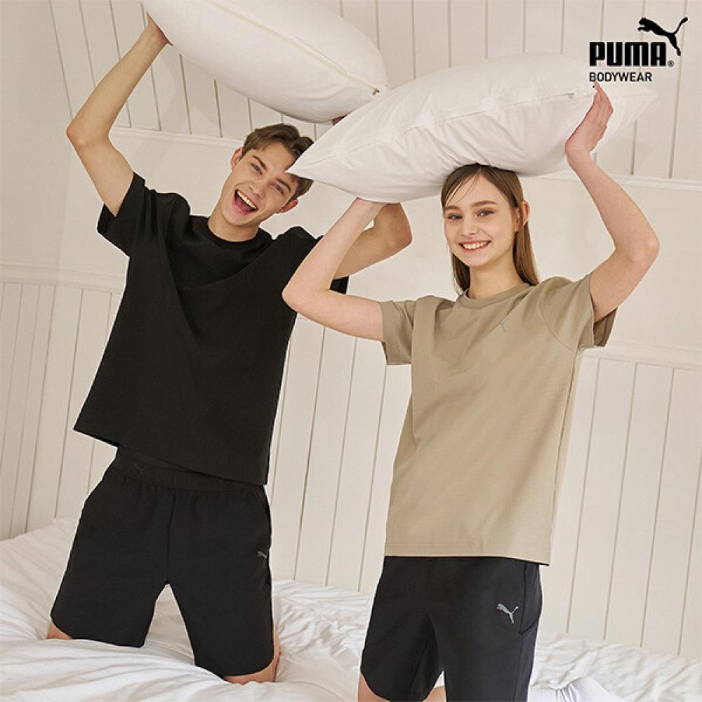 

Puma High Stretch Logo Short Sleeve Tee Choose 1 Of 3 Colors 1. black PMUKTBO8199/090
