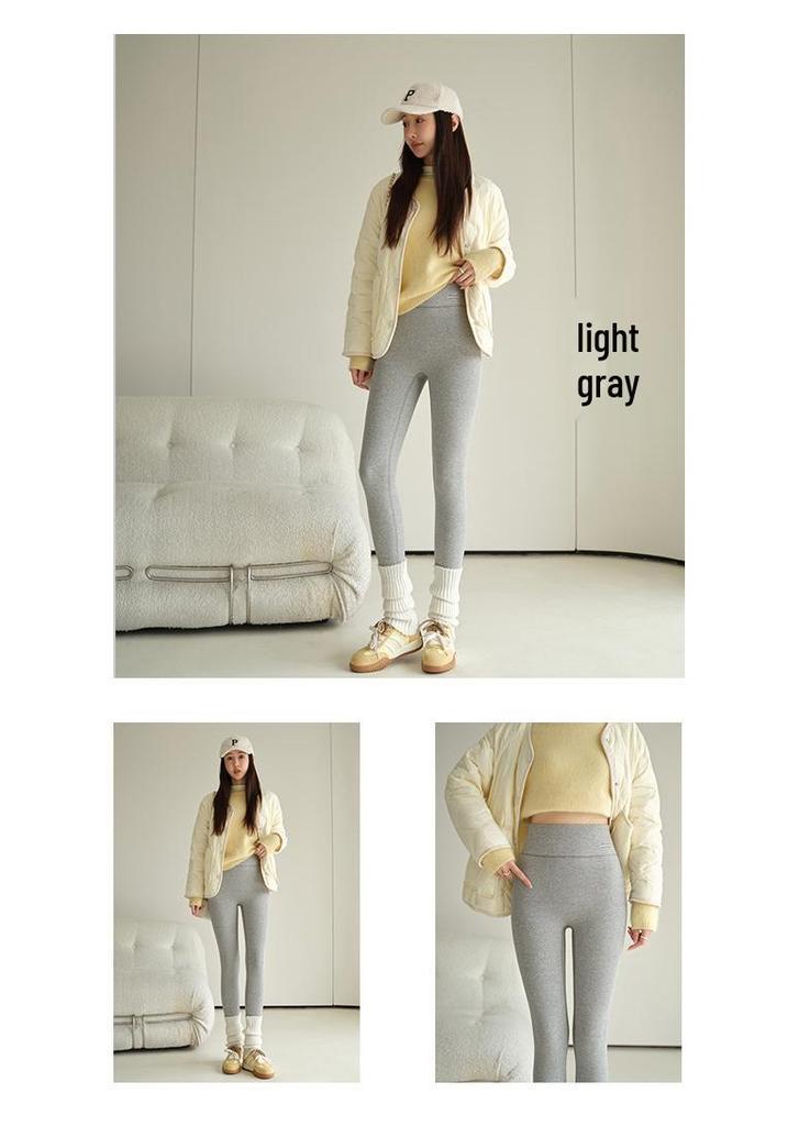 Northeast Women's Cold-Resistant Cashmere Silk Cotton Fleece-Lined Winter Base Layer Pants