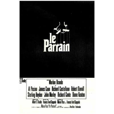 THE GODFATHER Original Cinema Poster Rolled Small Size 53x40cm COPPOLA Reprint 1990