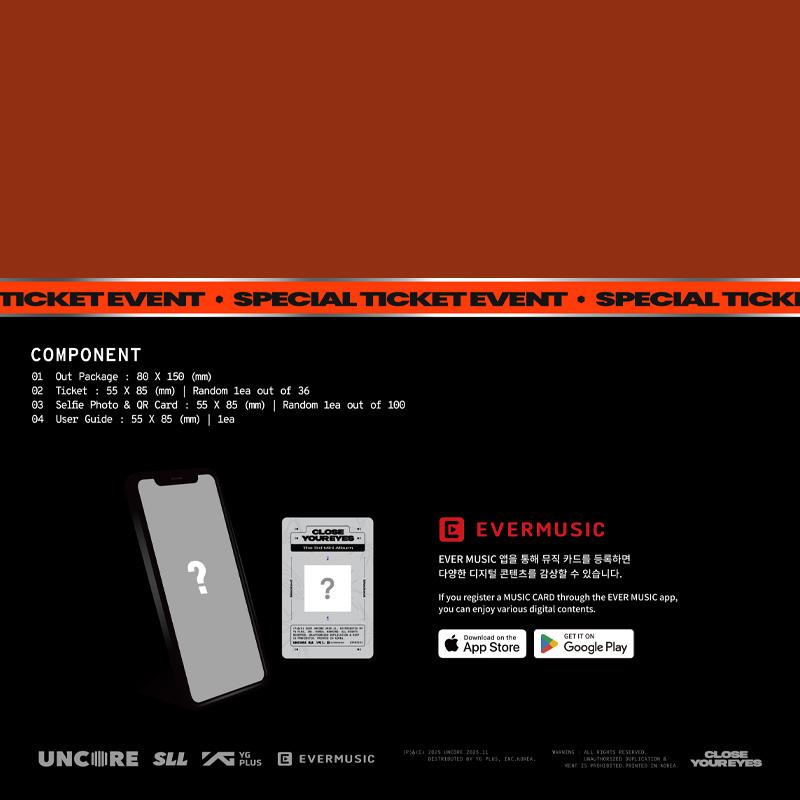 [VORBESTELLUNG] CLOSE YOUR EYES – Das 3. Mini-Album blackout (Ticketversion)