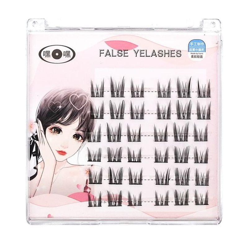 Lactacia - Glue-free False Eyelashes Clusters with Tweezers