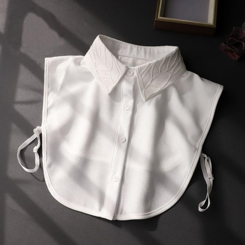 

Высококачественная рубашка с лацканами, накладной воротник для женщин, съемные воротники для мужской рубашки, ожерелье с лацканами, накладной воротник, блузка, топ, nep kraagie