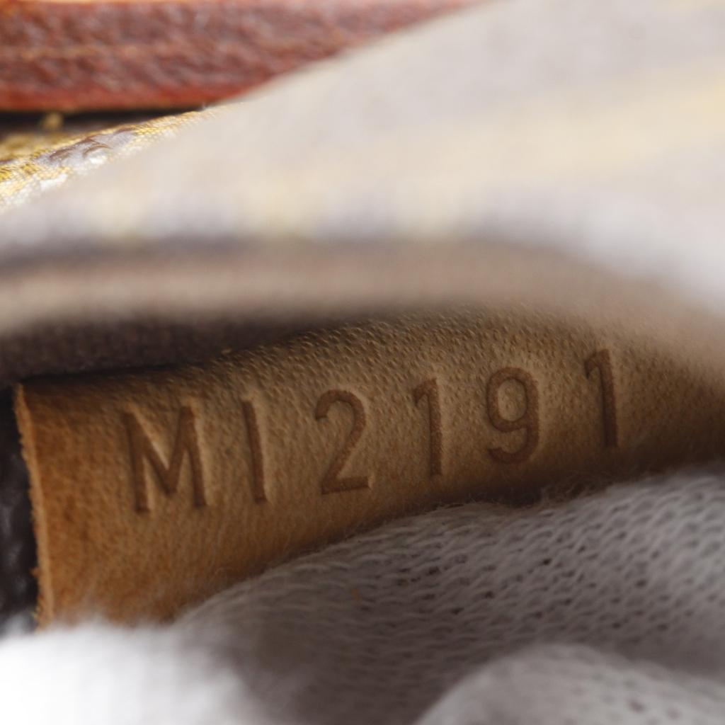 LOUIS VUITTON Menil Montan MM Shoulder Bag M40473 Brown Monogram canvas unisex Used