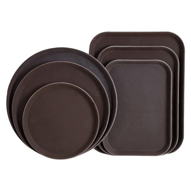 

Huihuang Commercial Anti-slip Round Serving Tray