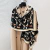 Kitten Air Conditioner Shawl Animal Texture Sweet Cute Little Fresh Lady Imitation Cashmere Warm Scarf