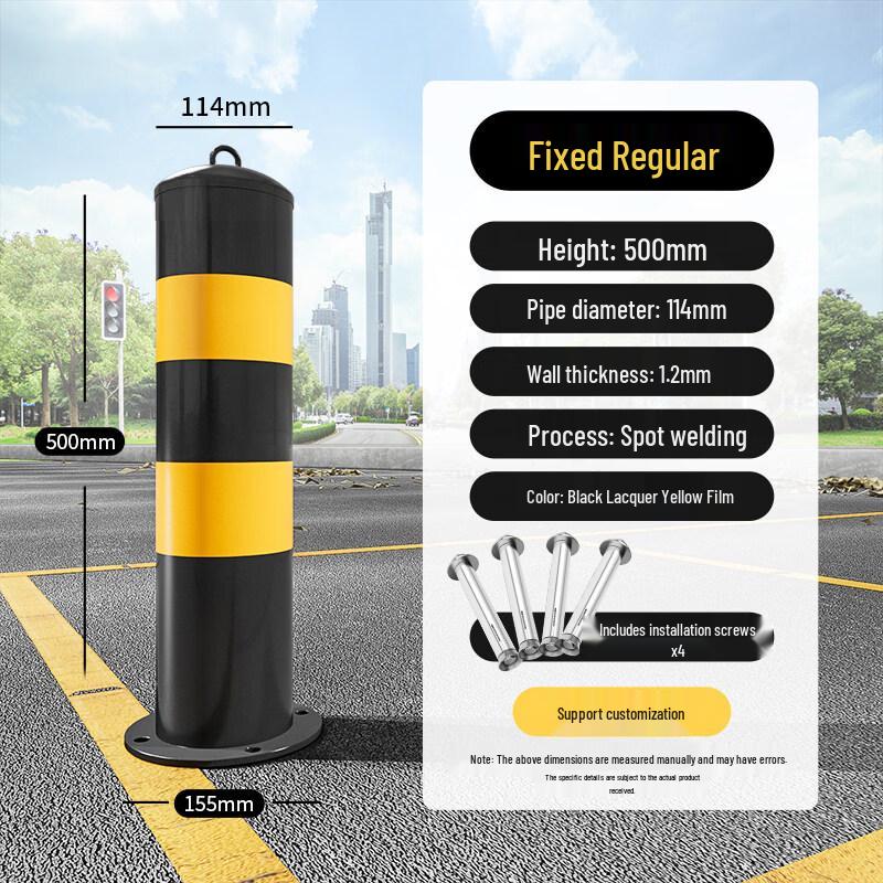 Fixed Steel Anti-Collision Post