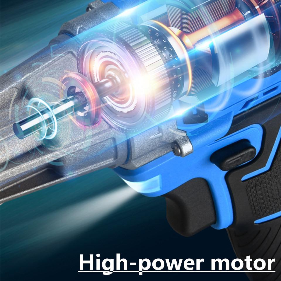 Blue Cordless Plate Cutter Electric Metal Sheet Cutting Saw Metal Punch Scissors Power Tools For 18V Battery