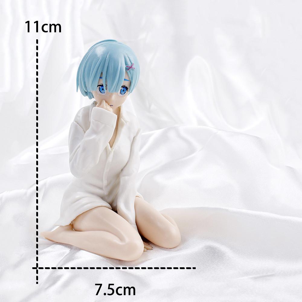 15cm Anime figūrėlė Pižama sėdinti kėdėse Mergaitė Veiksmo figūrėlė PVC Kolekciniai žaislai gimtadienio kalėdinė dovana