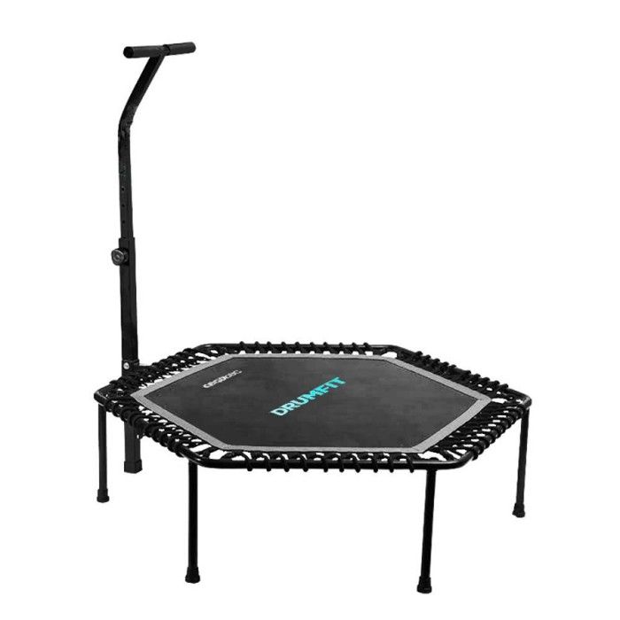 Trampoline Fitness - CECOTEC - Drumfit Jump 1270 - 127 Cm - 6 Adjustable Heights - Non-slip Handle