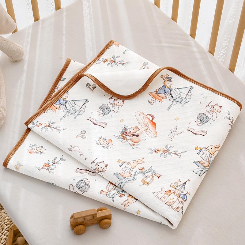 A-class Soft Cotton Leak-Proof Baby Diaper Pad - Machine Washable and Skin-Friendly Crib Mattress.