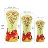 PU Leather Golf Club Protector Pizza Pattern Wood Headcover Golf Head Cover  Hybrid UT