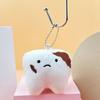 1Pc Cute Fun Plush Keychain Tooth Shape Pendant Mini Toothpaste Toothbrush Keyring Dental Cute Model For Kids Brushing Learning