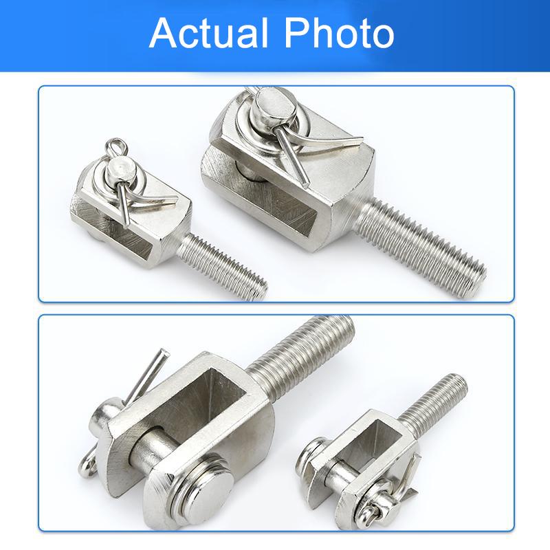 Thin Cylinder SDA/ACQ/CQ2B Pneumatic Accessories Y-shaped Connector External Thread Connector