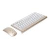 Keyboard Mouse Combo Wireless 2.4G USB Ultraslim Portable Ergonomic Wearproof Keyboard and Mouse for Notebook Computer