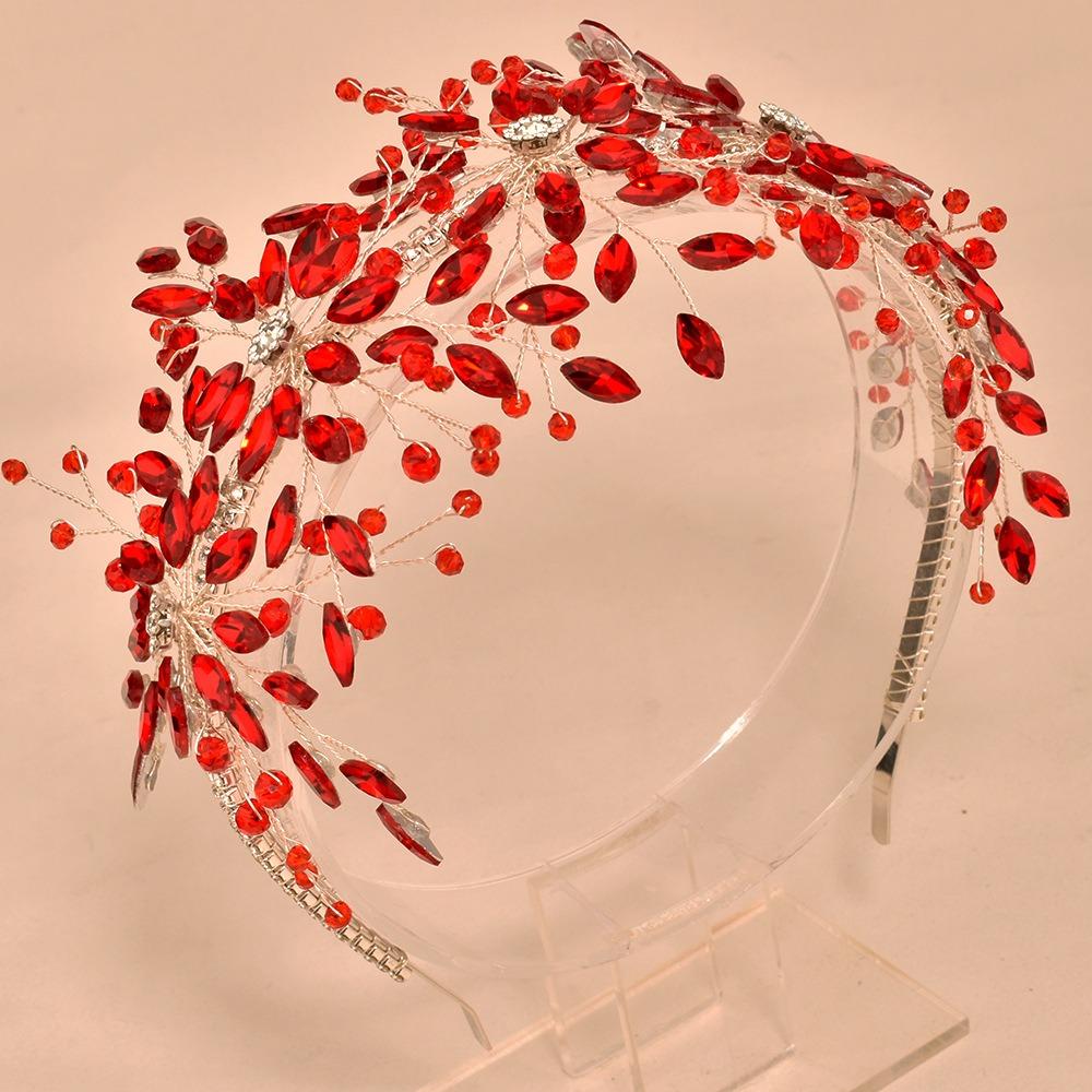 Elegant Rhinestone Bridal Headband Handmade Sparkling Wedding Headpiece Charming Hair Accessories For Women