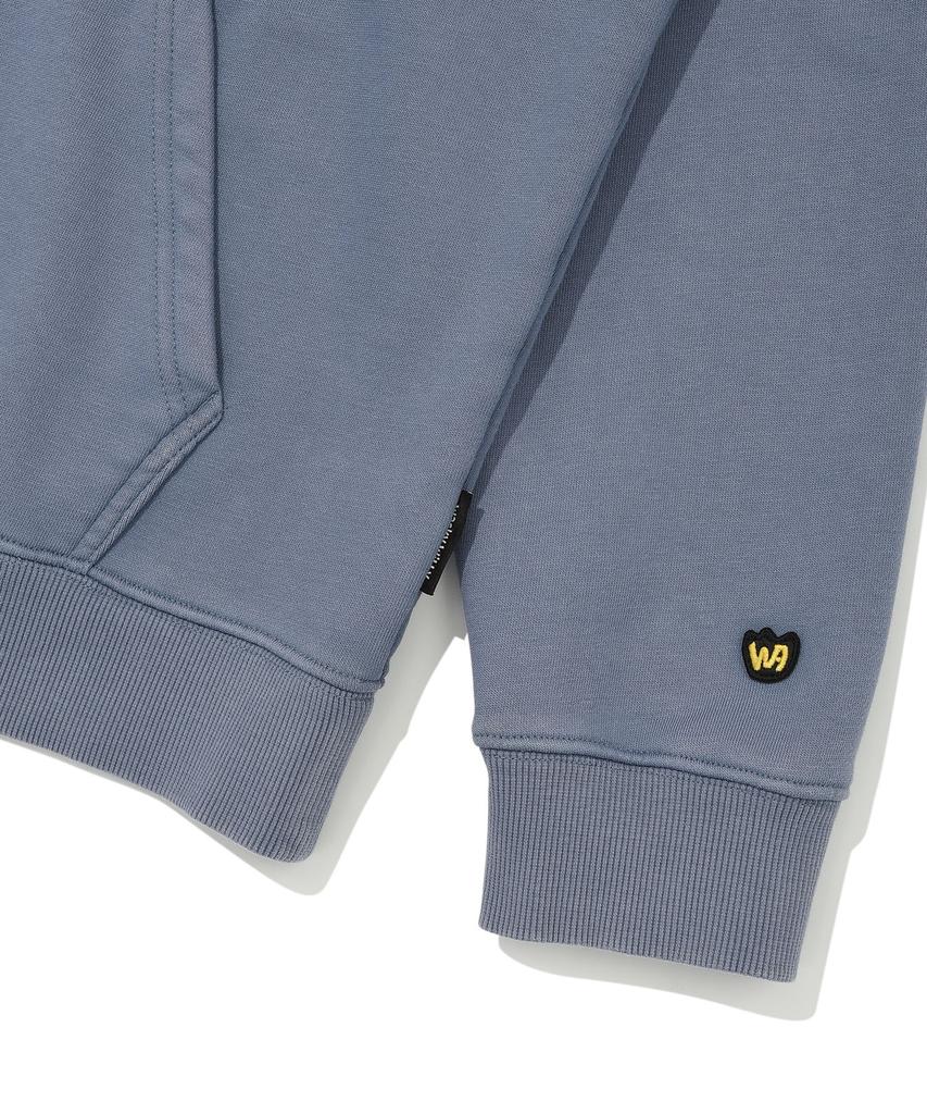 Kiki Pigment Graphic Hoodie Sweat Blue