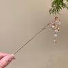Traditional Sandalwood Hairpin for Chinese Cheongsam & Hanfu Updo
