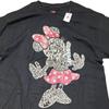 Camiseta Disney Parks Feminina M Preta Minnie Mouse Manga Curta Laço Bolinhas Orelhas