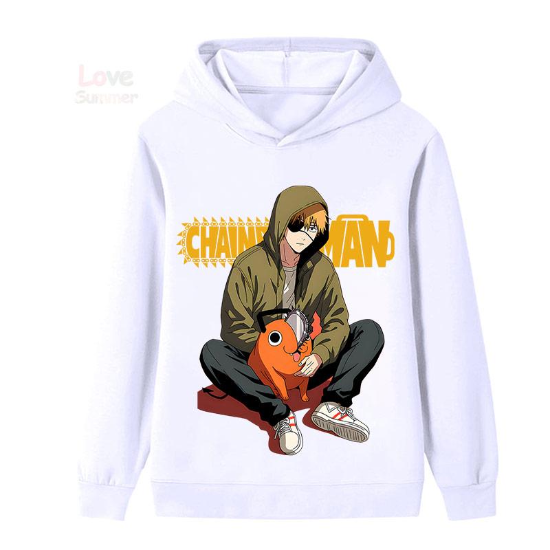 Japanese Anime Children Boys Girls Retro Hoodie Cartoon Jacket Kids Manga Coat Anime