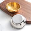 Gold Stainless Steel Sauce Dish for Seasoning & Home Use