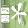 Yangzi Wall-Mounted Fan: Small Electric Fan for Home, Dorm, and Kitchen, No Drilling Required