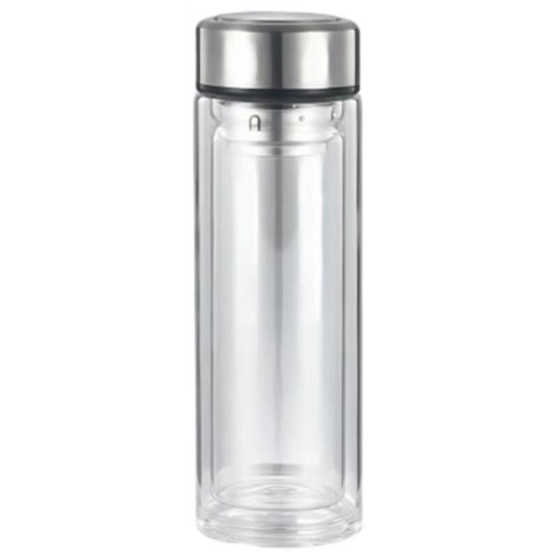 BST-115 Double-Wall Glass Tea Infuser Bottle