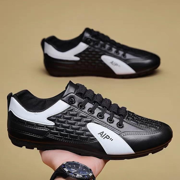 

Удобная и легкая новая спортивная обувь повседневная маленькая кожаная обувь простая спортивная обувь 39 чёрный