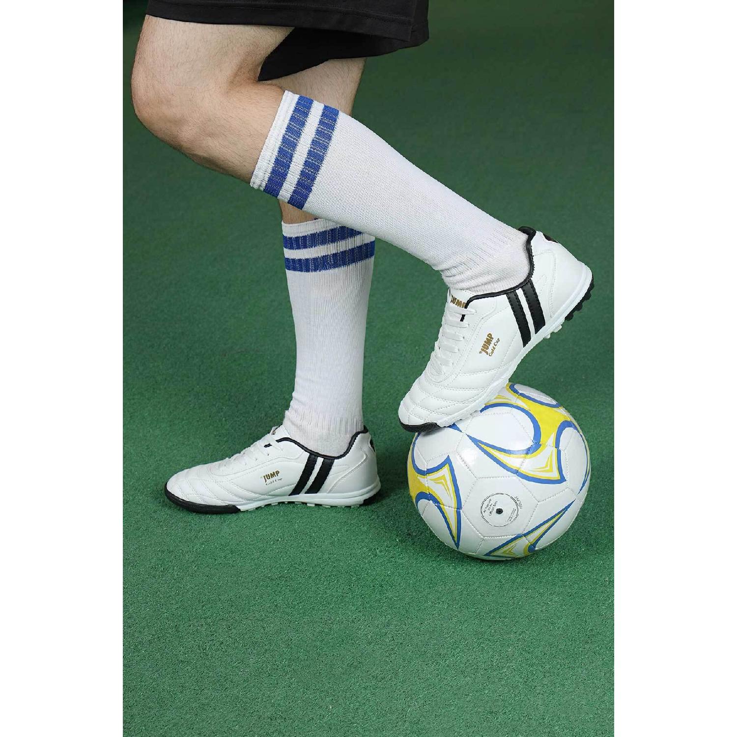 

13258 Белые футбольные бутсы Astroturf 45 чёрный
