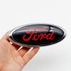 FIJV8 14.5x6.5cm 3D ABS Front Grille Trunk Badge Emblem Replacement For Ford Focus Mondeo Mustang Ranger Fiesta Kuga Tuning Accessory