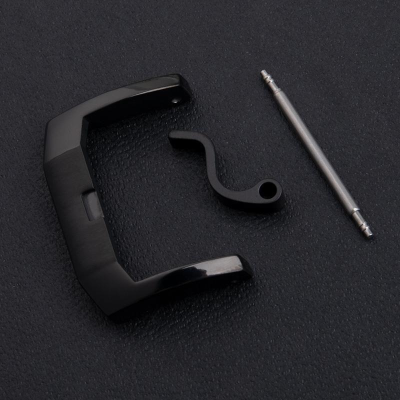 20mm Stainless Steel Pin Buckle Black Silver Quality Watch Clasp Fit For TAG Strap For Heuer watchband Wristband Acessories