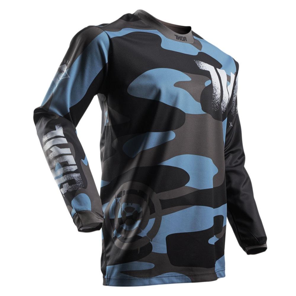 2024 heiß verkaufender THOR Downhill-Anzug Outdoor-Sport atmungsaktives langärmeliges T-Shirt Radsportanzug Offroad-Rennanzug