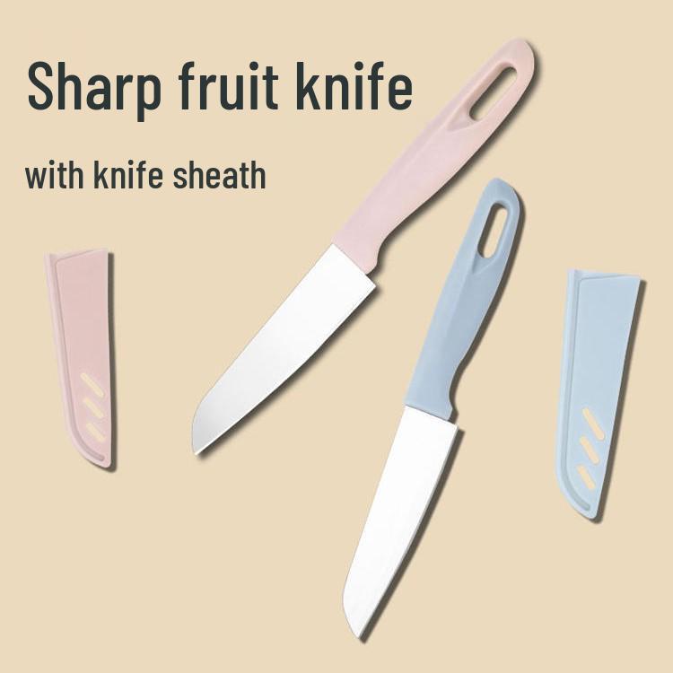 5-Piece Stainless Steel Multifunctional Fruit Knife Set with Peeler