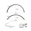 2x Mountain Bike Mud Guards Agat Splashing Water Dust Road Bike Fenders for Mountain Road Bike 700C Water Riding Rain