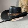 Classic Western Cowboy Hat Rivet Gentleman Costume Cosplay Cap Ornament Multipurpose Household Supplies For Outdoor Traveling