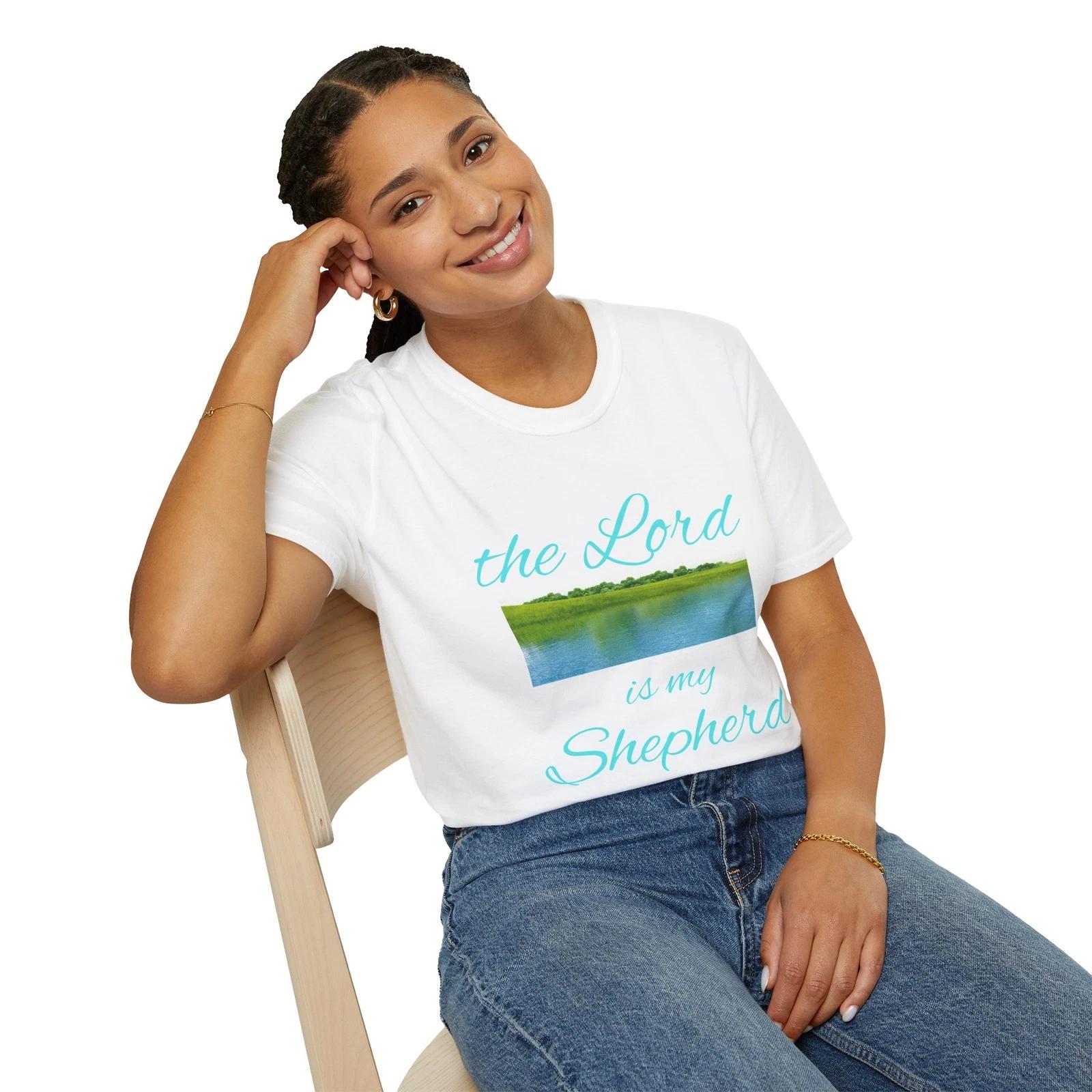 The Lord is my Shepherd T-Shirt | Christian Scripture Tee S