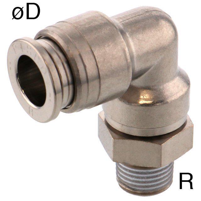 Japan PISCO Brass Quick Thread Elbow Fitting KL8 Series