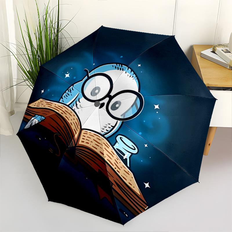 

1pc Automatic Umbrella with Foldable Design, 8 Ribs, Outdoor Use - Perfect Gift for Fans, Travelers & Daily Use.F077