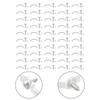 For 5050 LED Strip Light Bar 50*Clips+50*Screws/100*Clips+100*Screws Ultra-Thin