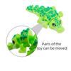 3D Printed Prickly Little Crocodile, Cute Figurine Toy With Movable Joints, Desktop Cute Little Crocodile Ornament