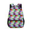 Harajuku Kpop Youthful School Bags Unisex Alphabet Lore Travel Bags 3D Print Oxford Waterproof Notebook Shoulder Backpacks