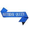 European & American Glitter Princess Birthday Sash for Girls