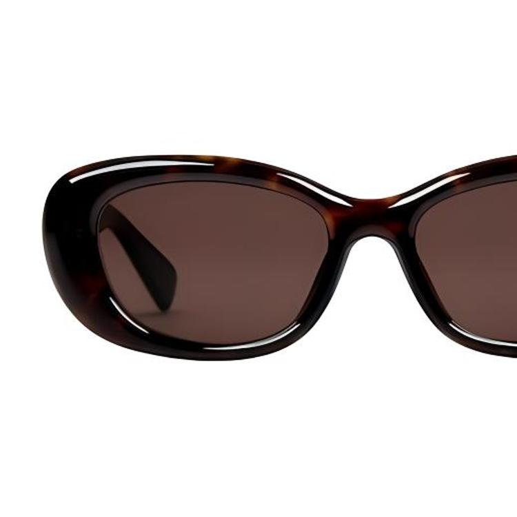 GUCCI Injection Molded Oval Sunglasses Women's Tortoiseshell