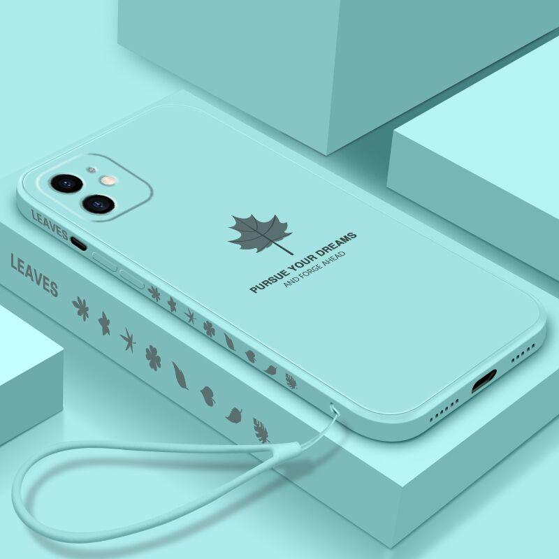 Case For Iphone 14 13 12 11 Pro Max X XR XS Max/Samsung S23 S22 S21 Ultra A13 A14 A23 A34 A54 A33 A53 Case Soft Maple Leaf Skin Protect Back Case
