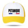 Pétanque Foam Trucker Cap French Outdoor Style Mesh Snapback Hat for Men Women Summer Sun Baseball Cap Apéro Boules Game Hat