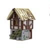 MOC-197656 Retro Granary Medieval Storage House Building Blocks Castle Modular Kit Creative Architecture Display Model Toys