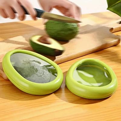 Boîte de rangement pour cuisine Contenant pour fruits et légumes Boîte fraîcheur Avocat Tomate Citron Oignon Conservateur de fraîcheur Ustensiles de cuisine